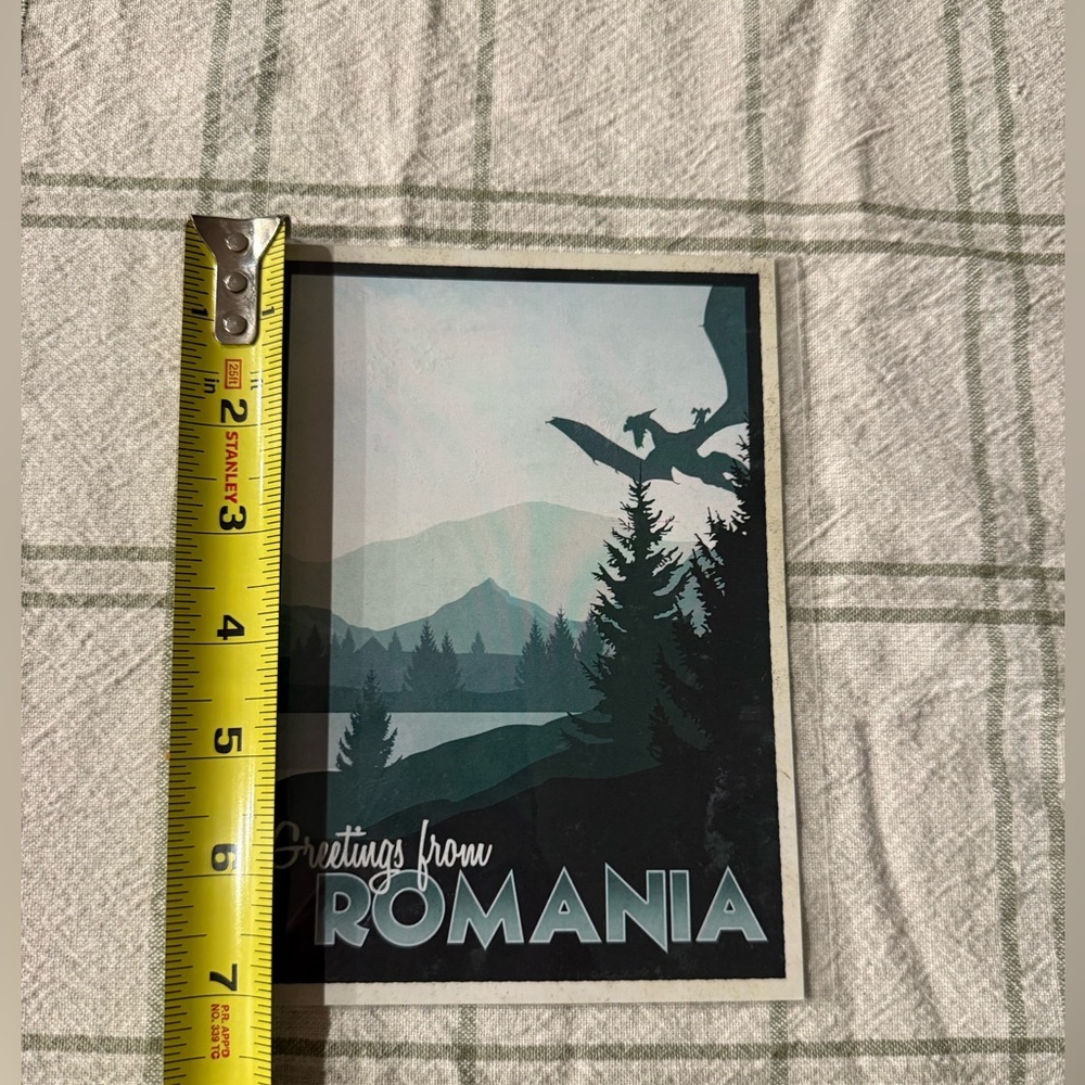 Stanley Blue and Black Romania Scenic Poster